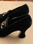 Chanel CC Logo Vintage Heels Shoes