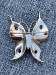 Trifari by Alfred Philippe Butterfly Sterling Brooch