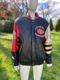 Jeff Hamilton San Francisco 49ERS Super Bowl XXIX Leather Jacket