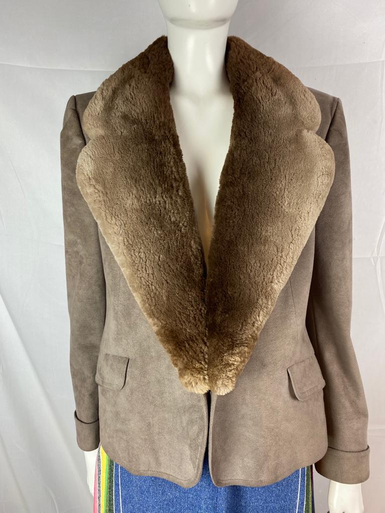 Cojana Vintage Jacket With Real Fur Collar – Marina Vintage Uk