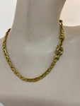 Vintage Givenchy Gold Tone Chain Necklace