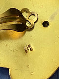 Vintage SIM Gold Plated Pure Silver 975 Clip-On Earrings