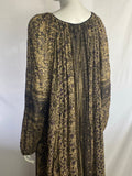 Vintage Phool Indian Maxi Gauze Cotton Dress