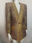 Ches Pritchard Couture Gold Lame and Pink Jacket