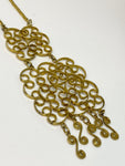 Vintage 1970s Long Abstract Necklace