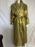 Vintage Gold PVC Raincoat Rainmac