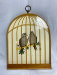 Vintage Caged Limited Edition Signed Print of Doves