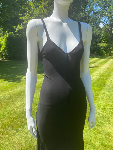 Vintage Claude Montana Maxi Bodycon Dress